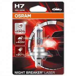 OSRAM NIGHT BREAKER LASER 64193NL  12V H4 60/55W +150% IZZÓ